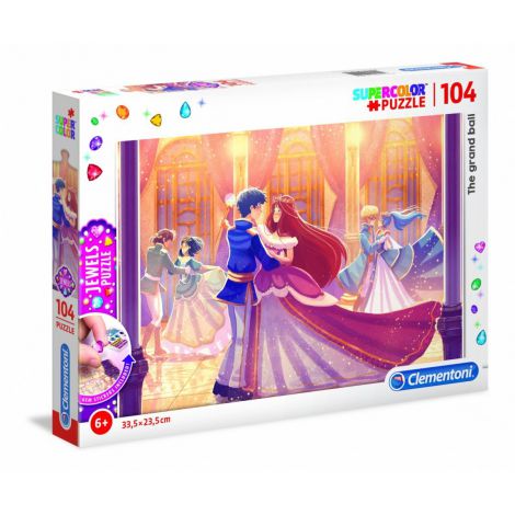Puzzle Clementoni Jewels 104el Supercolor Wielki bal